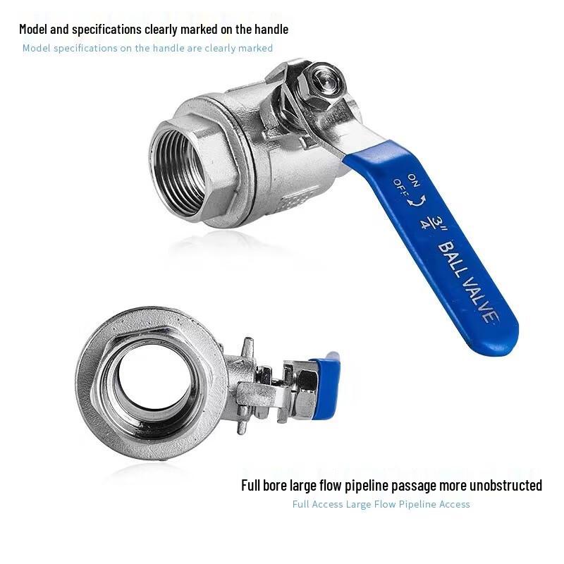 304 Stainless Steel Two-Piece Ball Valve