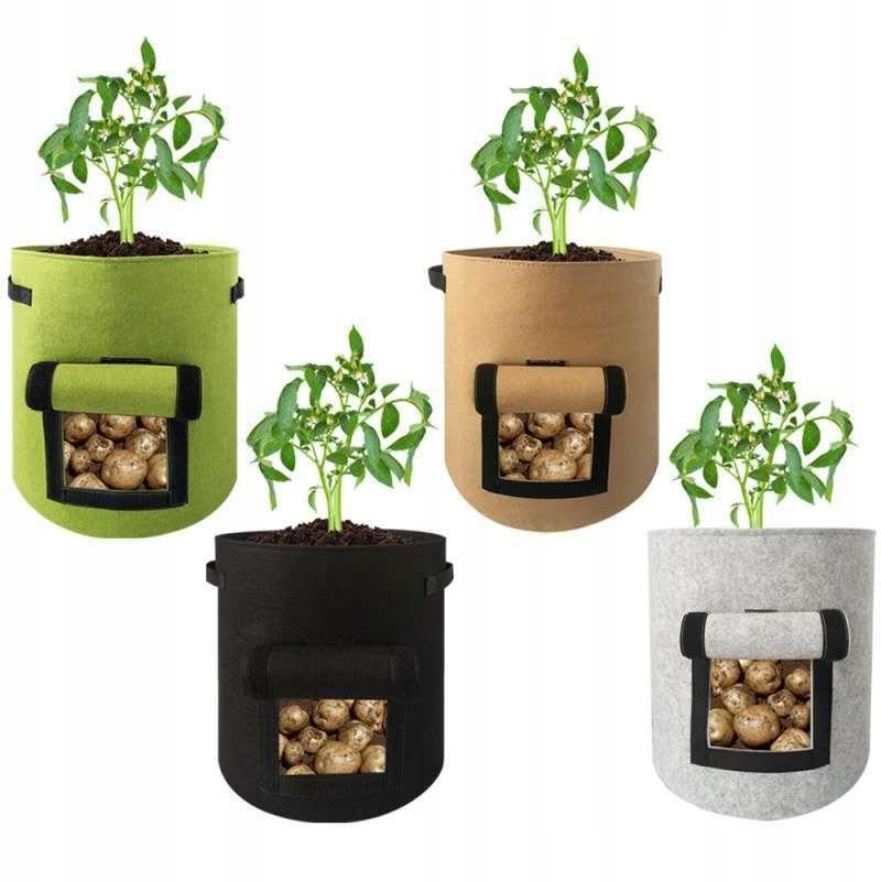 Pot Bag Bag Potatoes Carrots Vegetables Pocket For Growing Xxl 38L