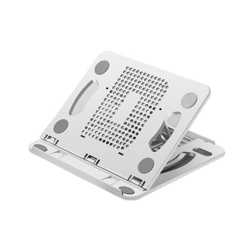 Drehbarer verstellbarer Laptop-Ständer mit Kühlung, tragbarer Desktop-Erhöhung, handgehaltene höhenverstellbare Basis