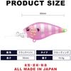 Lucky Craft USA LC Crank DD Deep Diver for Bass Pink Dragon DRS Deep Rattle Sound (306 Gill, 1.0DD - -)