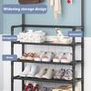 DIY Clothes Hanger Indoor Dormitory Organizer Storage Racks Household Simple Shelf Floor Standing Combination of Five Tier Shoe