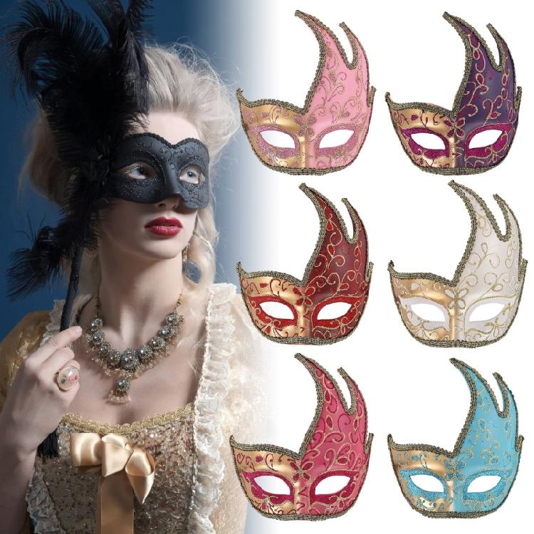 Historical Styles Performances Face Mask Practical Plastic Construction For Theater Cosplay And Themed Event
