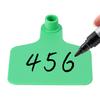 100Pack Animal Identification Ear tag No word calf ear tag Apply to pig Cattle sheep Farm animal feeding tools 75mm x 60mm