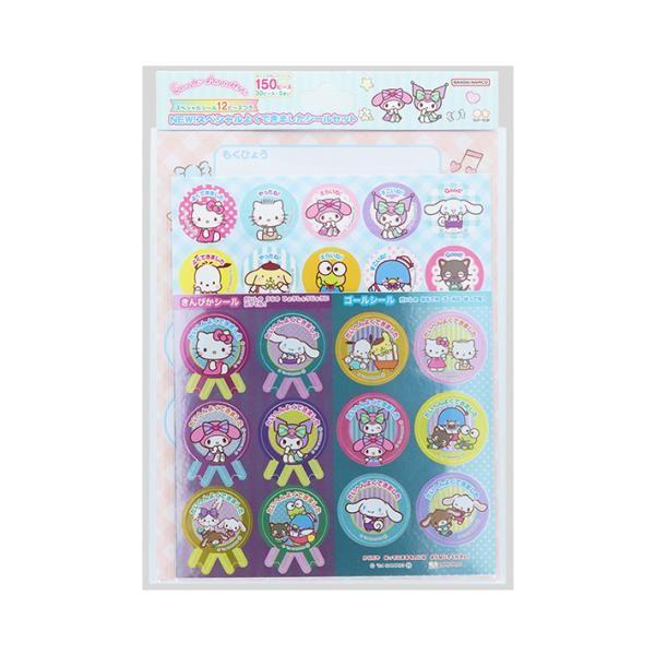 Sunstar Stationery NEW Special Well Done Sticker Set Peekaboo  Sanrio Characters  Disney Princess