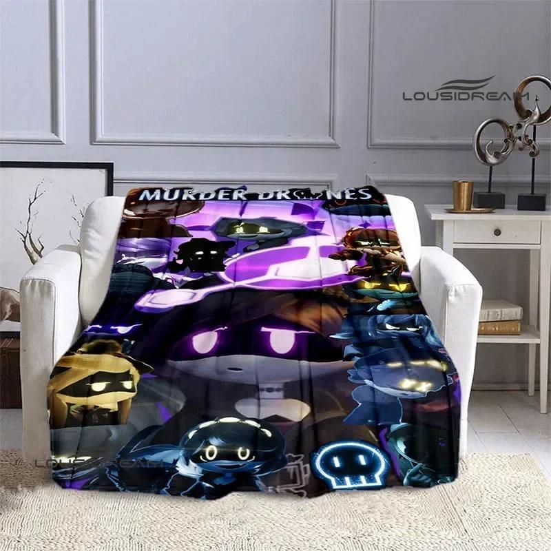 Murder-Drones Cartoon Printed blanket Flannel Warm blankets Soft and comfortable blanket bed linings cubre cama Birthday Gift