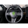Fit For Tesla Model 3 2017-21 Matte Black Steering Wheel Button Frame Trim 3PCS
