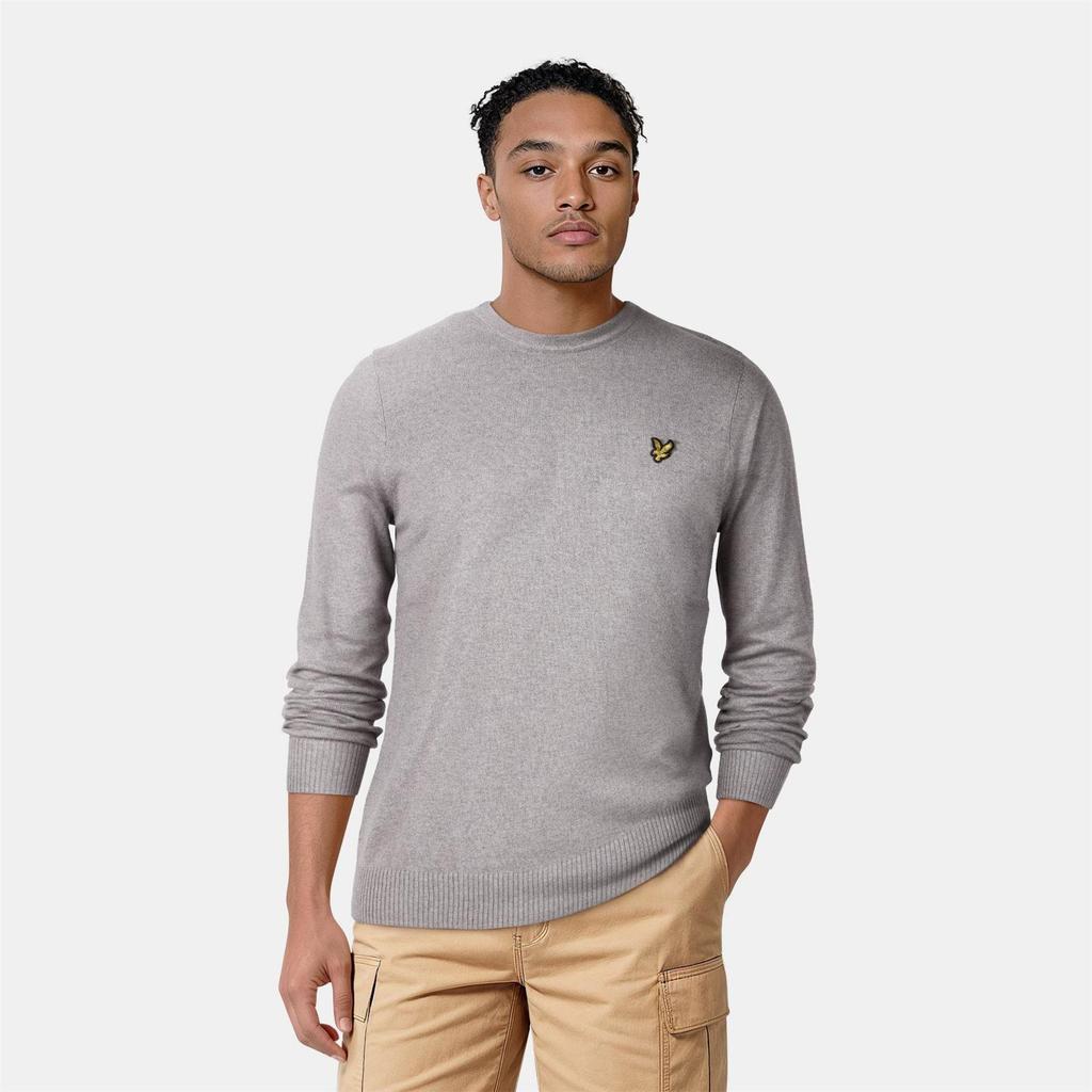 Lyle & Scott Mens Knitted Crew Neck Sweatshirt