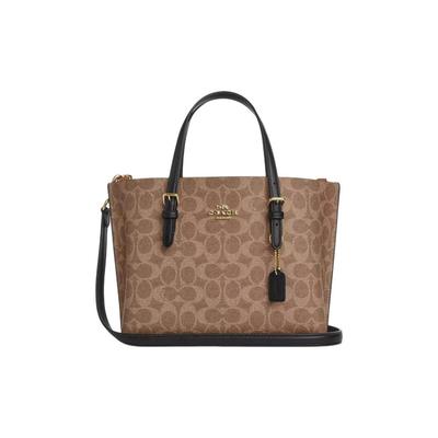 Borsa a tracolla Mollie Borsa tote a tracolla Borsa da shopping Borsa a mano in ecopelle 25 da donna Marrone e Nero
