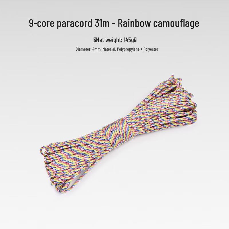 Набор: Палатка для кемпинга и паракорд для скалолазания