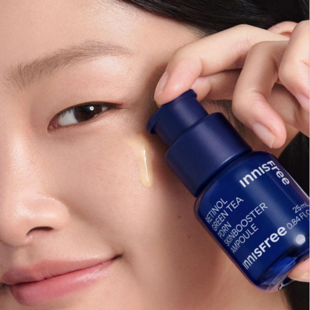 Innisfree Retinol Green Tea PDRN Skinbooster Ampoule 10ml