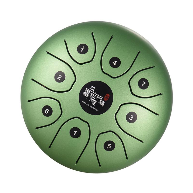 5.5 Inch C Key Steel Tongue Drum Mini 8-Tone Steel Hand Pan Drum Percussion Instrument with Drum Mallets Carry Bag new