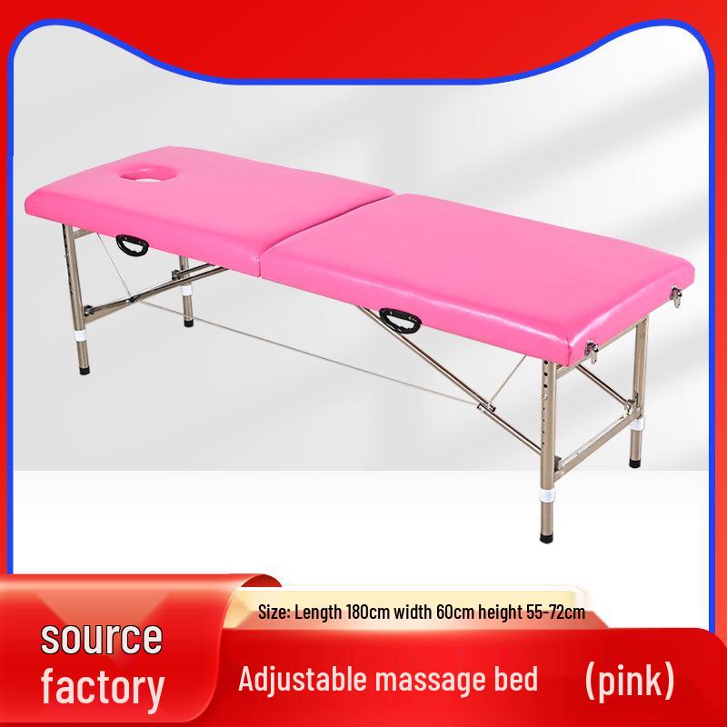 Tragbares Doppelliegen-Faltmassage- & Physiotherapiebett für den Heimgebrauch