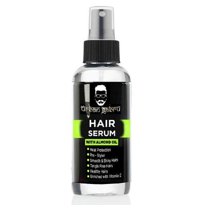 UrbanGabru Hair Serum Heat Protectant Pre Styler For Men And Women With Instant Shine Smoothness Soft Silky Finish 100 Ml