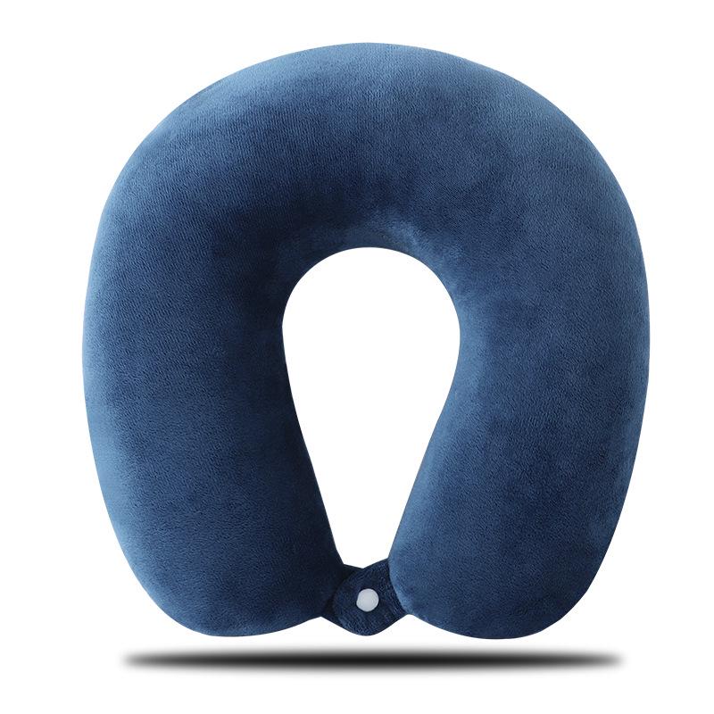 Customizable U-Shaped Neck Pillow - Travel, Nap, & Back Support