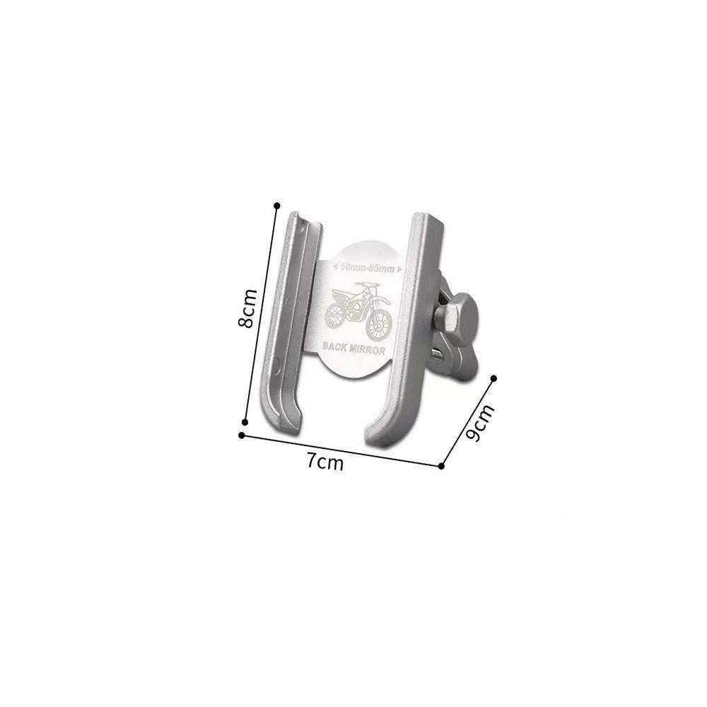 Aluminum Alloy Phone Holder for Bikes, Scooters, and Motorcycles
