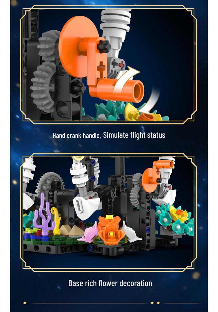 Cross-Border Heavenly Steed Unicorn Building Blocks Model Toy
