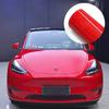 0.5m Wide Glossy Red Car Sticker PET Car Wrapping Film Bubble Free Vinyl Film Auto Decal Car Exterior Accessories Decoration