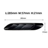 For Mercedes Benz C E CLA 2Pcs Sport Black Side Fender Air Vent Outlet Trim