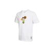 Herren Nike Logo Pflanzenmuster Cartoon Druck Rundhals Lässig Kurzarm Weißes T-Shirt DQ1034-100