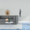 Nordic Abstract Metal Shaped Figurine Sculpture Creative Ornament for Table Party Home with Guan Yin