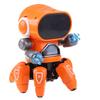 White/Pink/ Orange/ Blue Dancing Walking Robot Electric Dancing Robots for Kids Toddlers Boys & Girls Music Robot