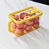 Kunststoff Kühlschrank Aufbewahrungsbox Versiegelt Großes Fassungsvermögen Obst Gemüse Frischhaltebox mit Deckel Platzsparend Lebensmittel Aufbewahrungsbehälter