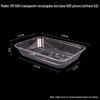 Rectangular Disposable Plastic Food Container