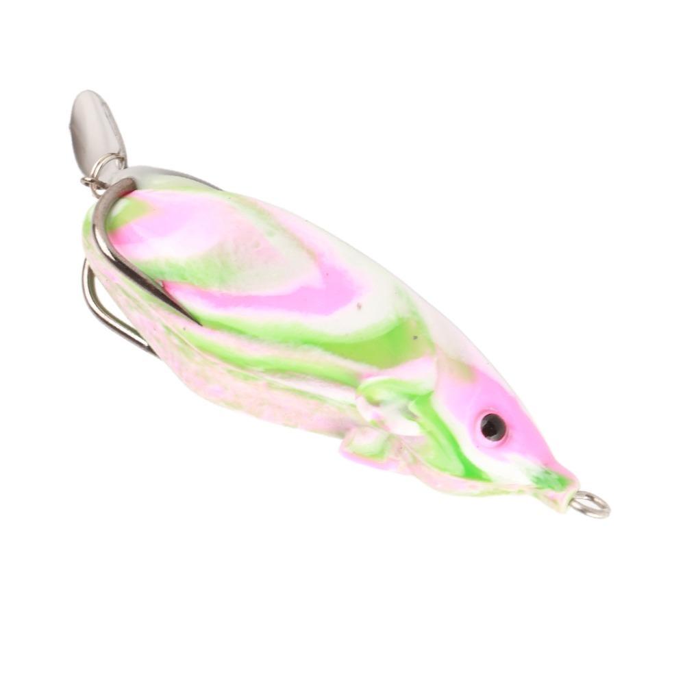 3PCS Portable PVC Snakehead Lure Bait 7cm 5 Types Artificial Lure Bait Soft Simulation Lure Bait Freshwater Fishing