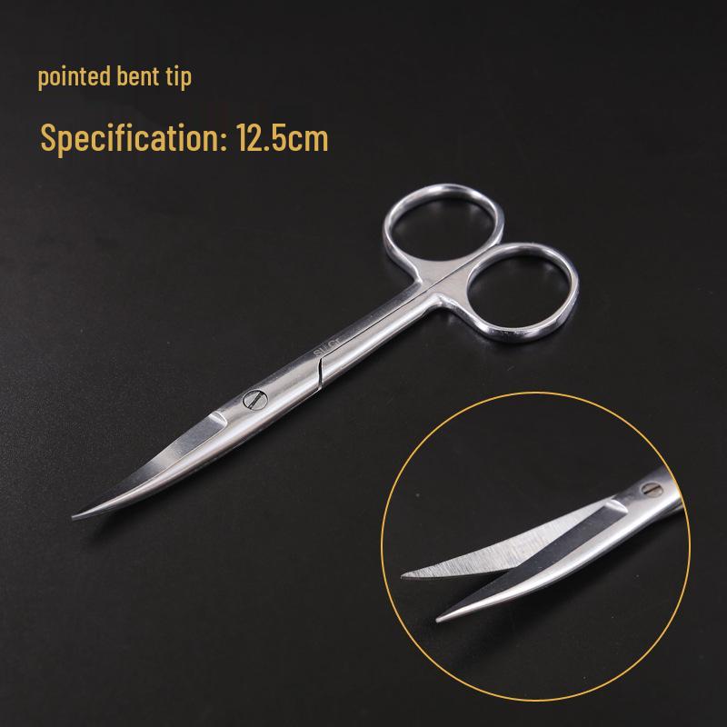 Stainless Steel Surgical & Teaching Dissection Scissors - Straight/Round Cutting & Gauze Scissors
