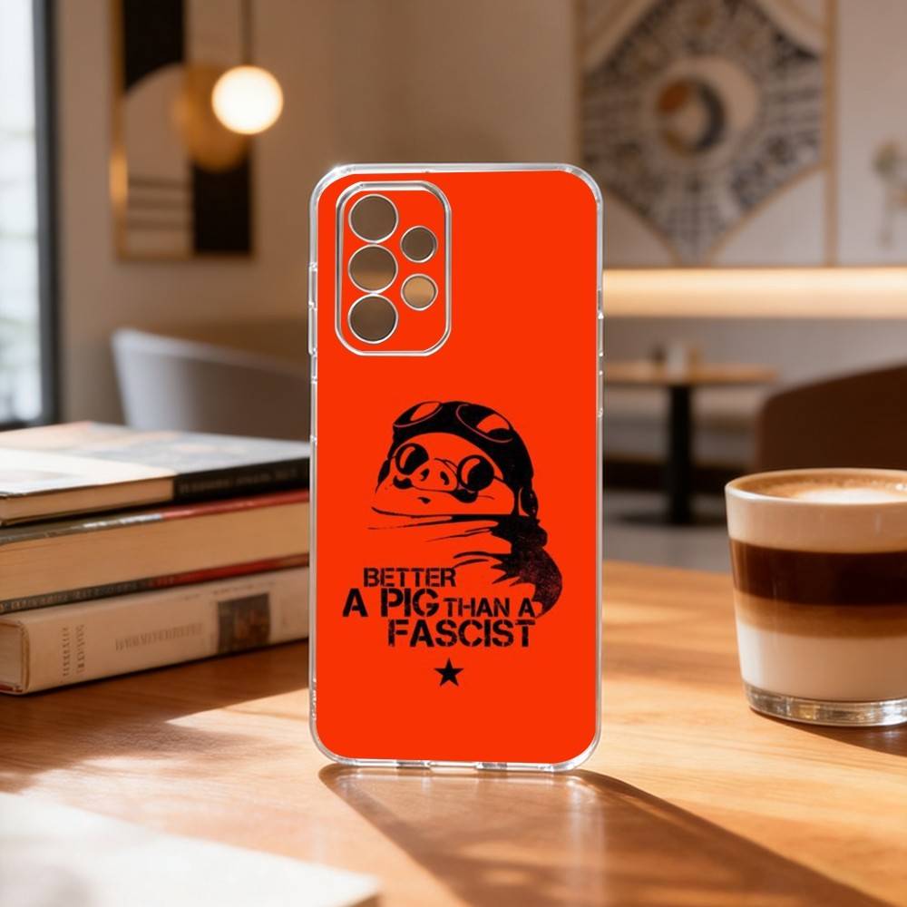 

Anime Red Pig Cool Phone Case For Samsung S25,S24,S21,S22,S23,S30,Ultra,S20,Plus,Fe Transparent Cover Samsung S24Plus