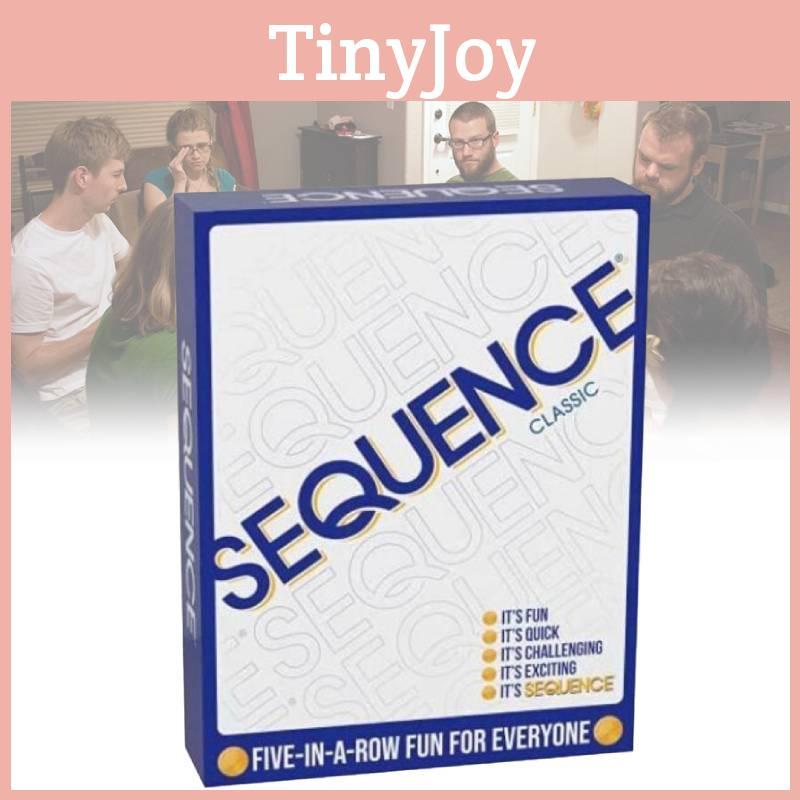 Unique 2024 Sequence Strategy Board Game Elegant Card Material For All Ages
