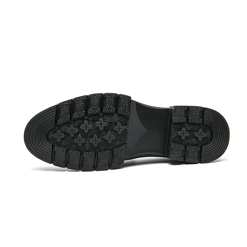 Fashion Trend Leather Shoes Men's Patent Leather Tasseled Loafers  Business Dress Wedding Casual Shoes Non-slip Thick Soled Shoes