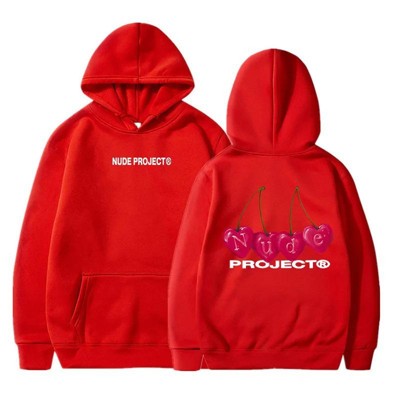 Moletom com Capuz e Ombro Caído com Estampa de Logo Feminino Tendência 2024 Sportswear, Millennium