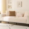 Teddy Fleece Sofa Cushion Autumn And Winter Plush Seat Cushion Winter  New Light Leather Sofa Cover Luxury Thickened Cover Towel