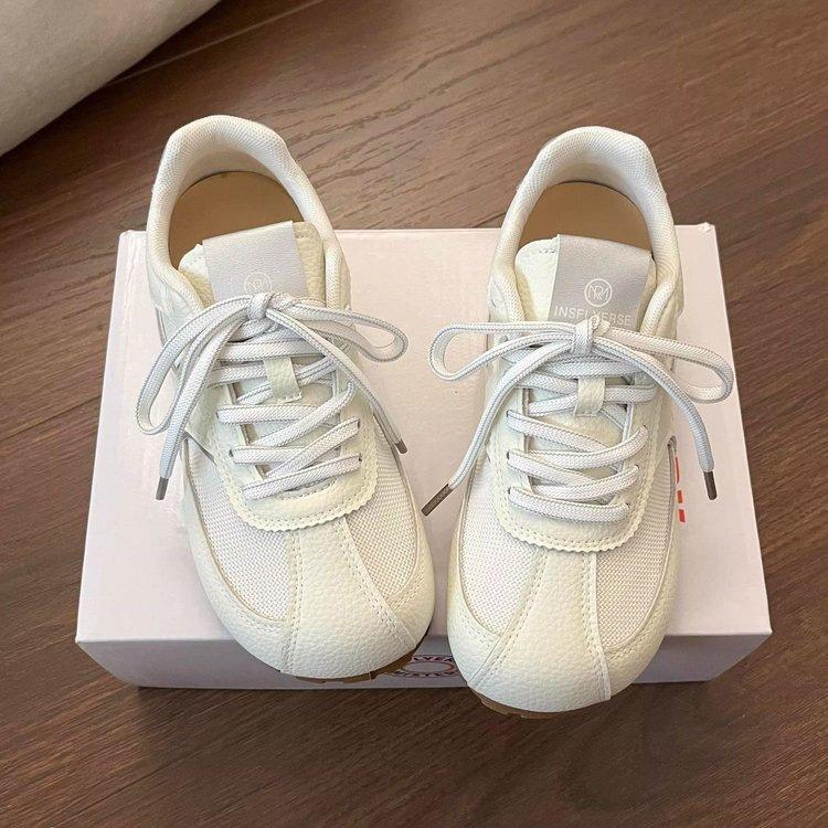 Dopamine Summer Soft-soled Retro German Training Women's Shoes 2025 New Popular Mesh Breathable Casual Niche Flat Baseplate Shoes