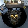 Gothic Horror Skull Floor Mat - Halloween Non-Slip Washable Rug for Living Room , Hallway & Kitchen Decor