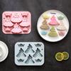 8-Hole 3D Princess Dress Crown Silicone Mold Diy Epoxy Resin Mold Ice Cube Mould Cake Decoration