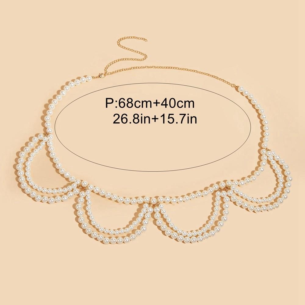 Trendy Womens Waist Jewelry With Faux Pearl Pendant For Summer Outfits