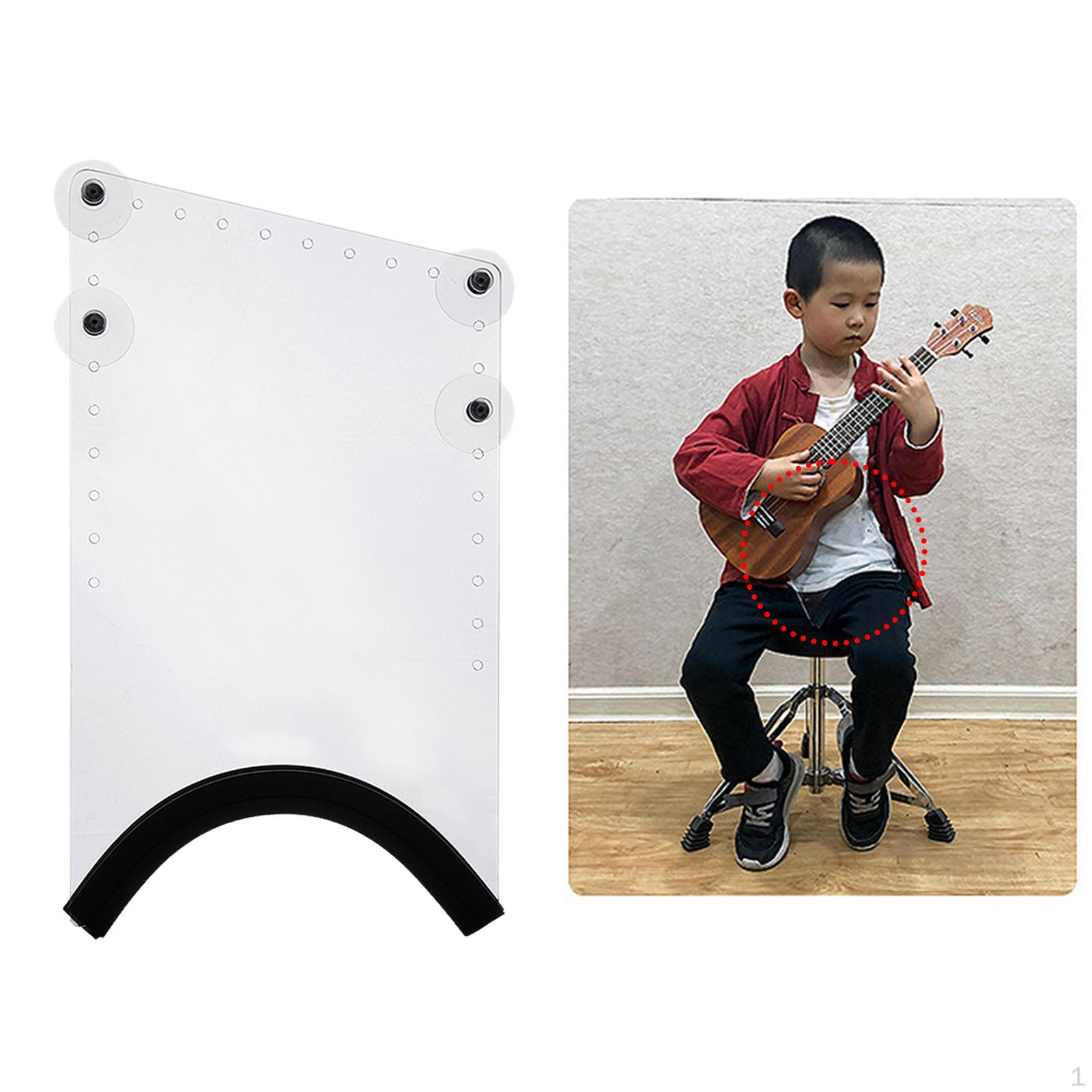 

Cushion Sturdy Ergonomic Acrylic Auxiliary Clear Musical Instrument Portable Professional Foot Stool S