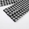 Women's Elastic Waist Plaid Wide-Leg Trousers - Spring/Summer 2026 Collection