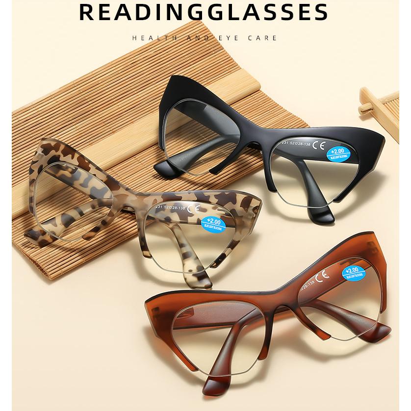 Fashion Women Cat Eye Anti Blue Light Reading Glasses+1.0+1.5+2.0+2.5+3.0+3.5+4.0