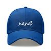 Nana Graphic Print Baseball Cap - Adjustable Polyester Sun Protection Cap For Casual Outdoor Sports Travel Beach Vacation