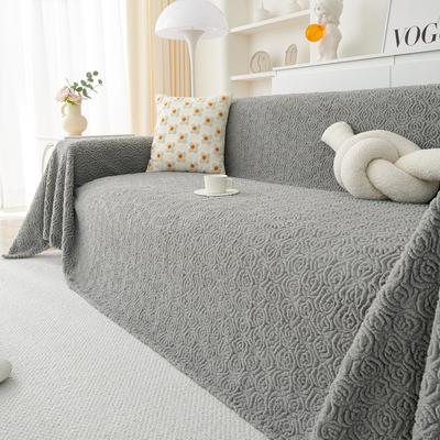 Winter Embossed Velvet Sofa Cover Cloth Winter Full Covered Cover Towel French Bayeta Warm Sofa Cushion Non-Slip Cover Cover