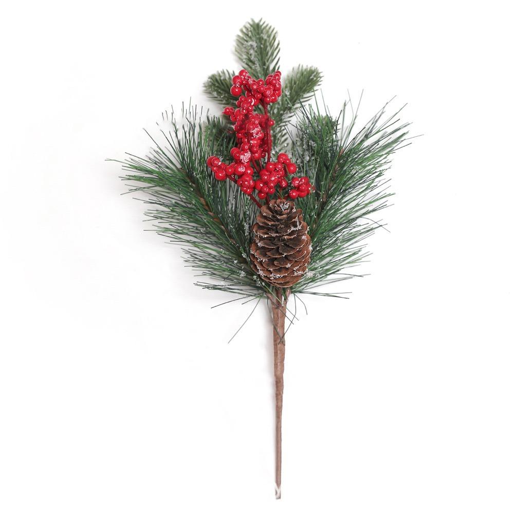 Home Decoration Simulation Red Berries DIY Accessories Christmas Cuttings  New Year