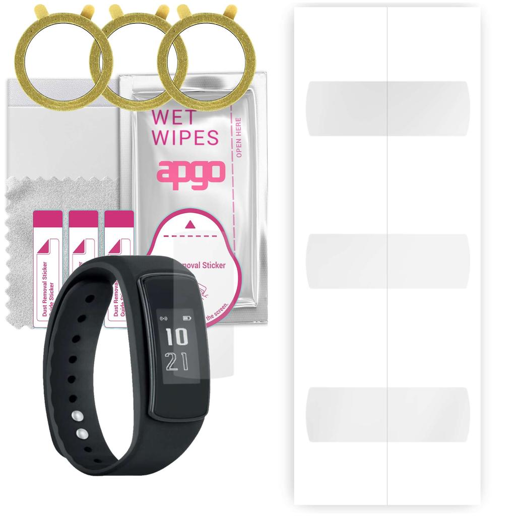 3x apgo Hydrogel Skärmskydd för Forever SB-400, Hydrogel Film, med positioneringsskikt enkel installation