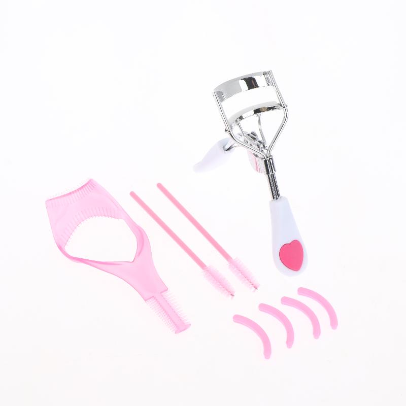 8-teiliges Wimpernwickler-Set mit Ersatzpolstern Für Frauen Wimpernwellen Wimpernhilfe Wimpernbürste Make-up-Werkzeug