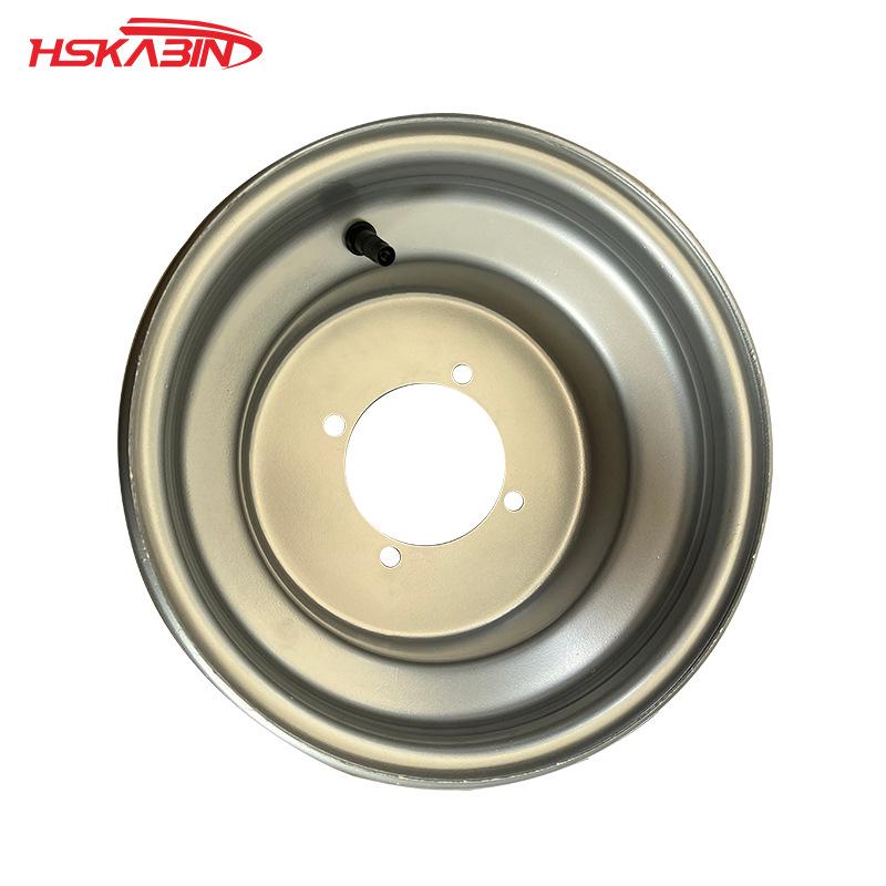 10-inch Silver Front and Rear Wheel Hub Core for Motorcycle, Beach Car, ATV