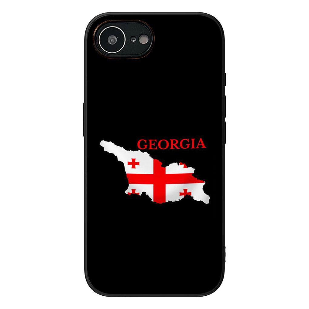 

Georgia flag Casing Phone Cover for Samsung Galaxy S25 S24 S23 FE Plus Ultra S7 Edge A16 A15 5G s25+ Soft Case Galaxy S7 edge