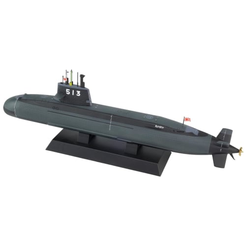 Pit Road 1/350 JB Series Japan Maritime Self-Defense Force Submarine SS-513 Taigei Plastic Model JB35