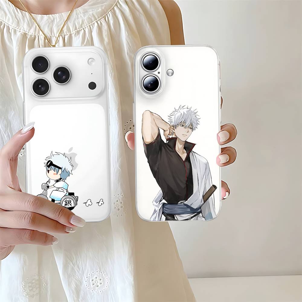 Phone Case For Samsung S26 S25 S24 S23 S22 S21 S20 FE Note20 Note10 Plus Ultra Lite Edge Amine G-Gintama 5G Clear Soft TPU Cover